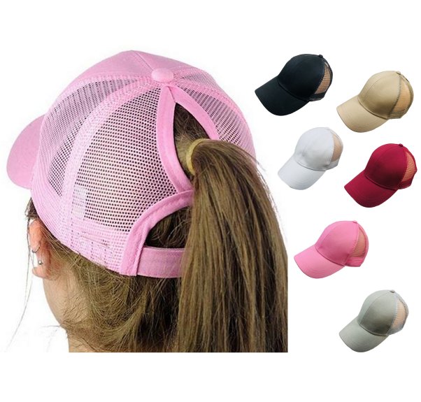 Mesh Ponytail Baseball CAP